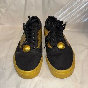 Vans Black and Yellow Harry Potter Sneakers